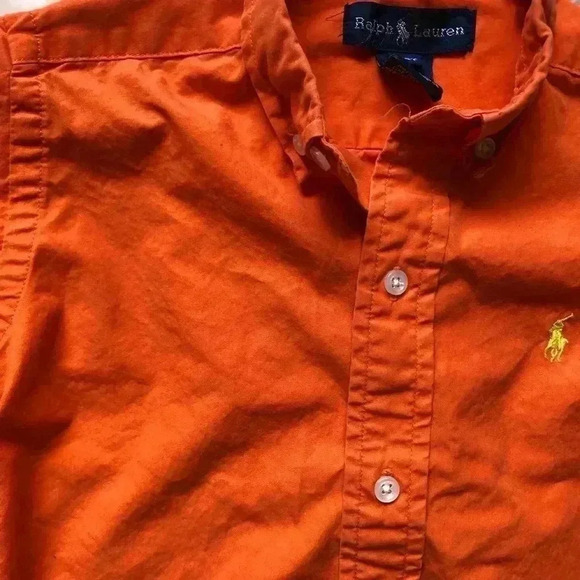 Ralph Lauren Short Sleeved Button Down Shirt 2T - Picture 6 of 14